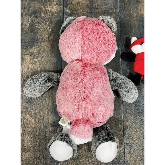 Animal Adventure Mama and Baby Fox Plush Stuffed Animal! Red, Gray! - Picture 5 of 9